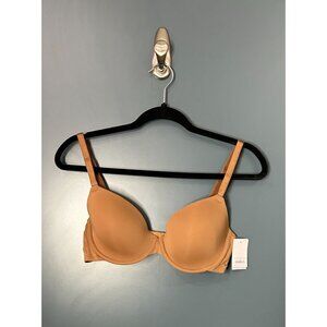NWT Women's Lightly Lined Demi T-Shirt Bra - Auden Caramel 34D: Underwire